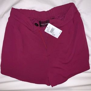 Woman’s magenta skort